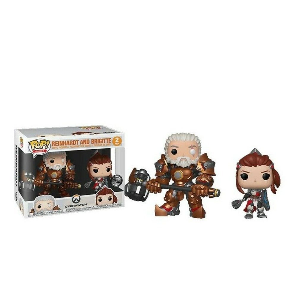 SDCC 2019 Exclusive Blizzard Pop Overwatch: Reinhardt and Brigitte 2 Pack